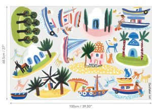 W592 01 island hopping wall stickers island hopping 02