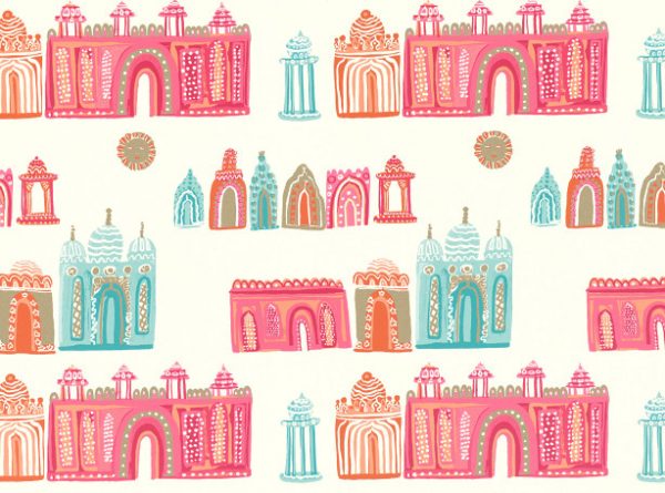 W570 01 pink city wallcovering  01