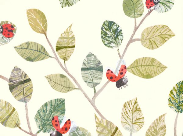 W586 01 lady bugs wallcovering  01