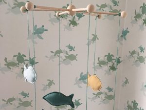 tiny turtles wallcovering room 1