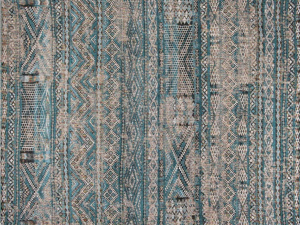 kilim zemmuri blue full view