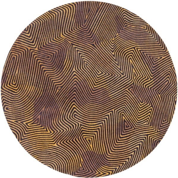 meditation black gold full view