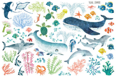 Dizajnové nálepky do detskej izby Picturebook II